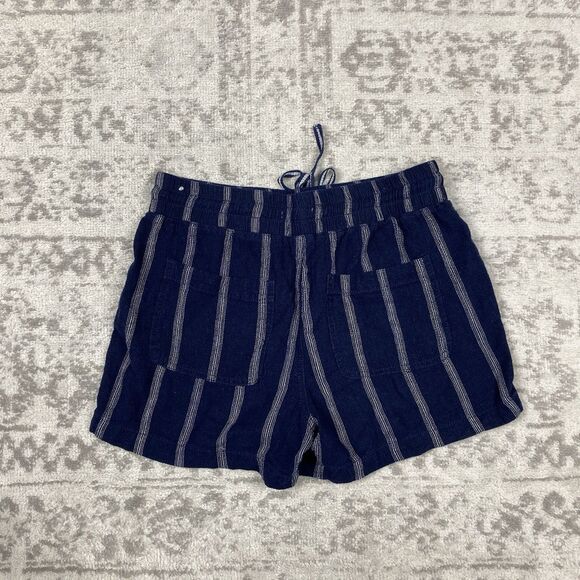 Maurices Shorts Women's Striped Linen Blend High Rise Pull On Weekender Size XS - Picture 5 of 5